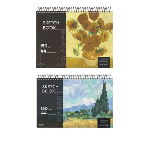 Sketch Book 150g Van Gogh 44 Folhas | Animativa