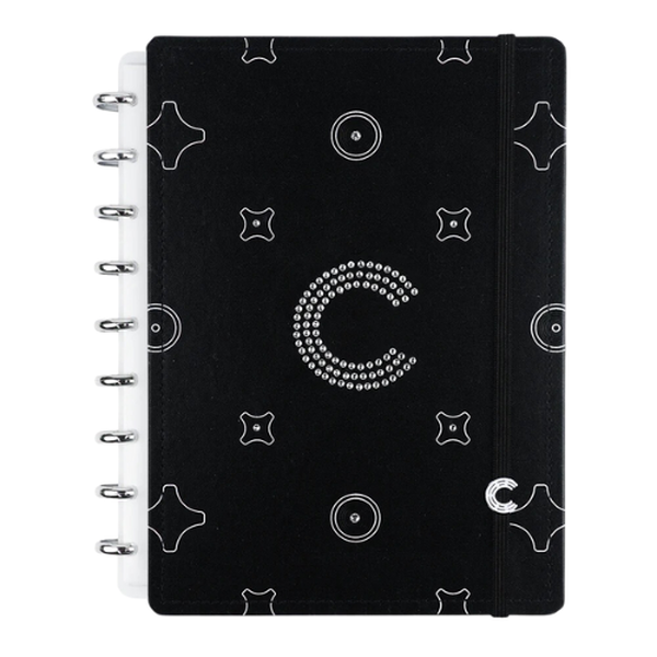 smarturbanuseful coyseio 特典　ノート　スクラップ Caderno Inteligente Ci Black Crystals By Swarovski-Médio