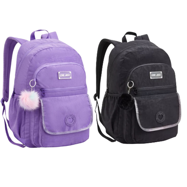 Mochila Love Just - Roxo | Denlex