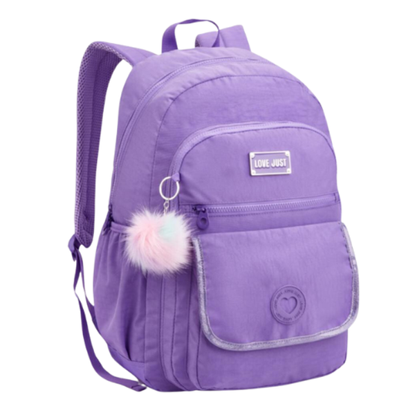 @life0623さま Mochila Love Just - Roxo | Denlex