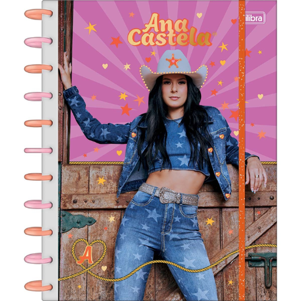 Caderno Ana Castela 10 Matérias | Papelaria Filadelfia
